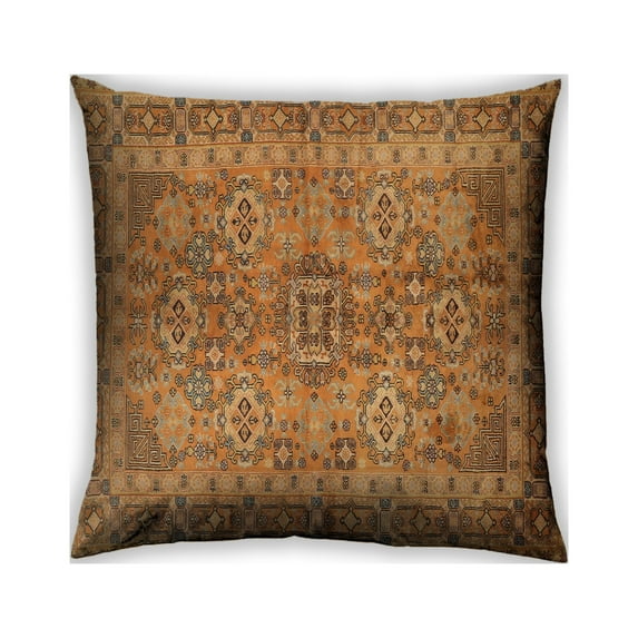 Ahgly Company Outdoor Square Traditional Throw Pillow, 18 inch by 18 inch