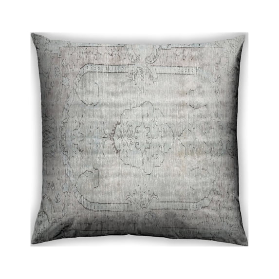Ahgly Company Outdoor Square Traditional Throw Pillow, 18 inch by 18 inch