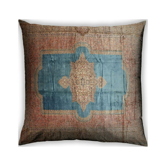 Ahgly Company Outdoor Square Traditional Throw Pillow, 18 inch by 18 inch