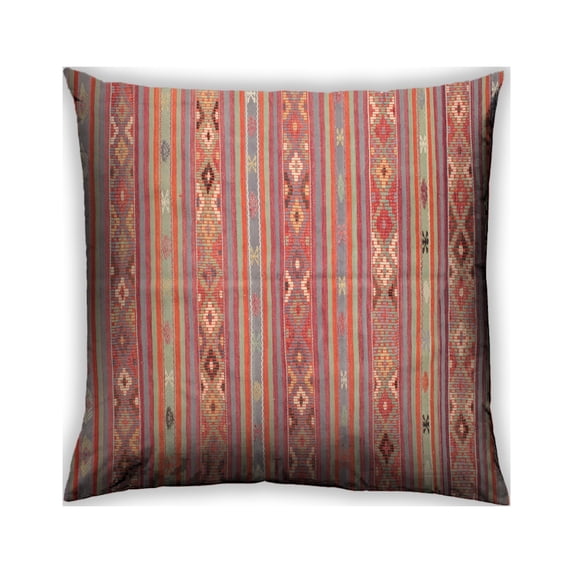 Ahgly Company Outdoor Square Traditional Throw Pillow, 18 inch by 18 inch