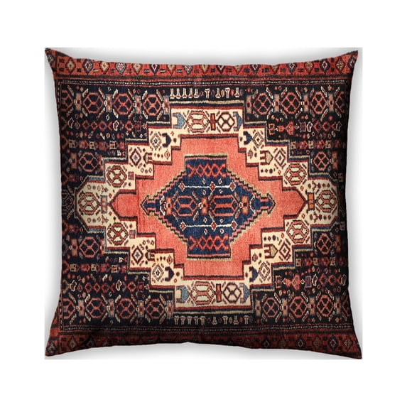 Ahgly Company Outdoor Square Traditional Throw Pillow, 18 inch by 18 inch