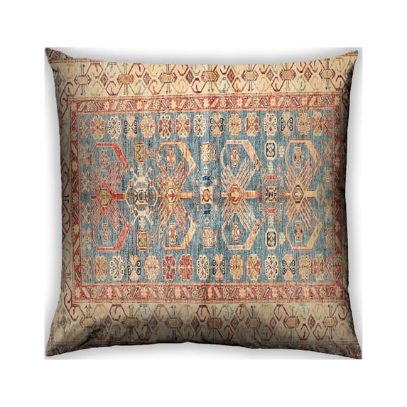 Ahgly Company Outdoor Square Traditional Throw Pillow, 18 inch by 18 inch