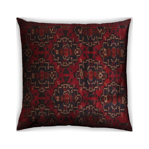 Ahgly Company Outdoor Square Traditional Throw Pillow, 18 inch by 18 inch