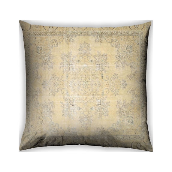 Ahgly Company Outdoor Square Traditional Throw Pillow, 18 inch by 18 inch