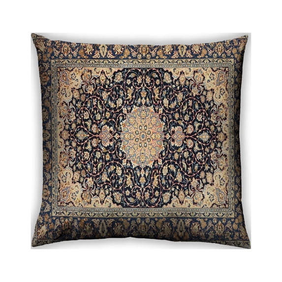 Ahgly Company Outdoor Square Traditional Throw Pillow, 18 inch by 18 inch
