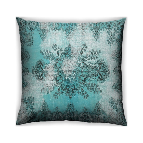 Ahgly Company Outdoor Square Traditional Throw Pillow, 18 inch by 18 inch