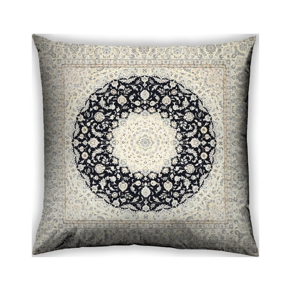 Ahgly Company Outdoor Square Traditional Throw Pillow, 18 inch by 18 inch