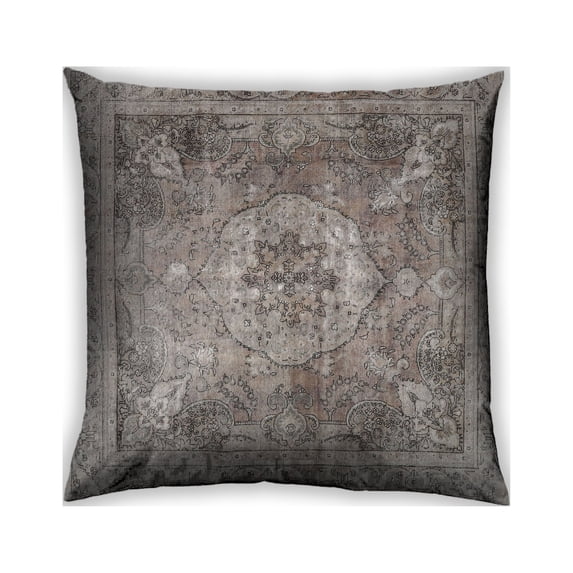 Ahgly Company Outdoor Square Traditional Throw Pillow, 18 inch by 18 inch