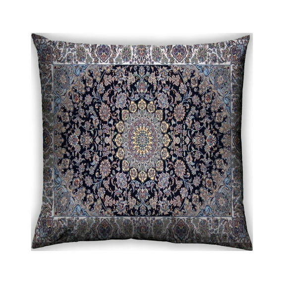 Ahgly Company Outdoor Square Traditional Throw Pillow, 18 inch by 18 inch
