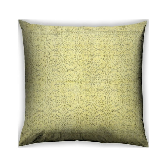 Ahgly Company Outdoor Square Traditional Throw Pillow, 18 inch by 18 inch