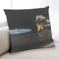 thumbnail image 1 of Ahgly Company Vintage Records Indoor Throw Pillow, 18 inch by 18 inch, 1 of 6