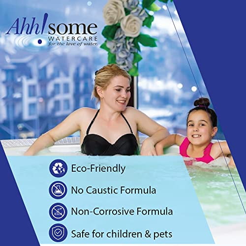AhhSome Hot Tub Cleaner Clean Pipes & Jets Gunk Build Up Clear