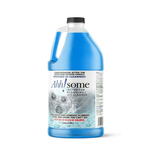AhhSome Jetted Bathtub Cleaner 64 Cleanings per Gallon, Most