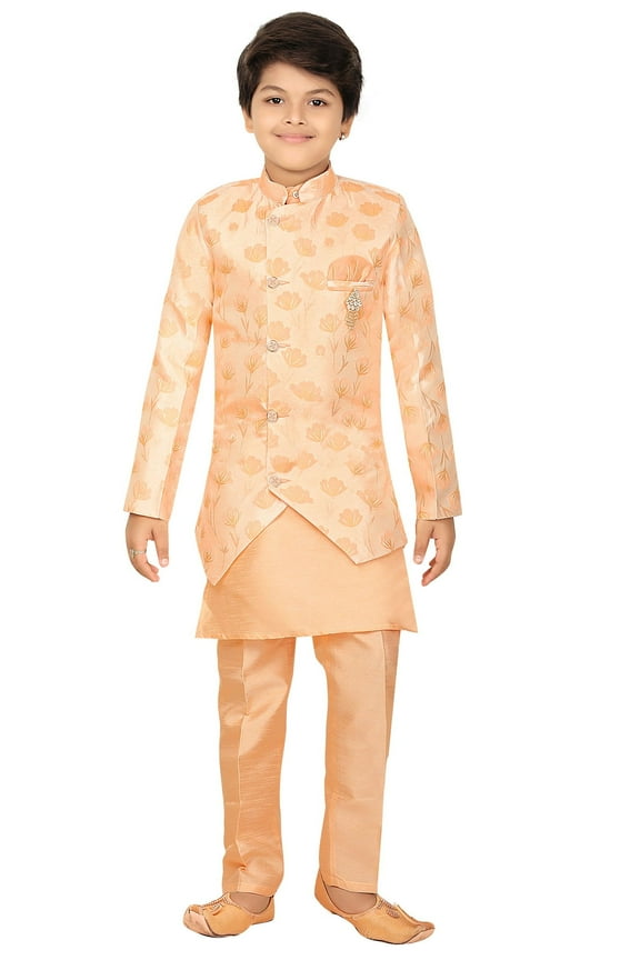 Ethnic Wear Sherwani Kurta and Pyjama Set For Boys
