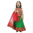 thumbnail image 1 of Ahhaaaa Kids Ethnic Cotton Blend Radha Dress Lehenga Choli Chania Choli Set For Baby Girls, 1 of 25