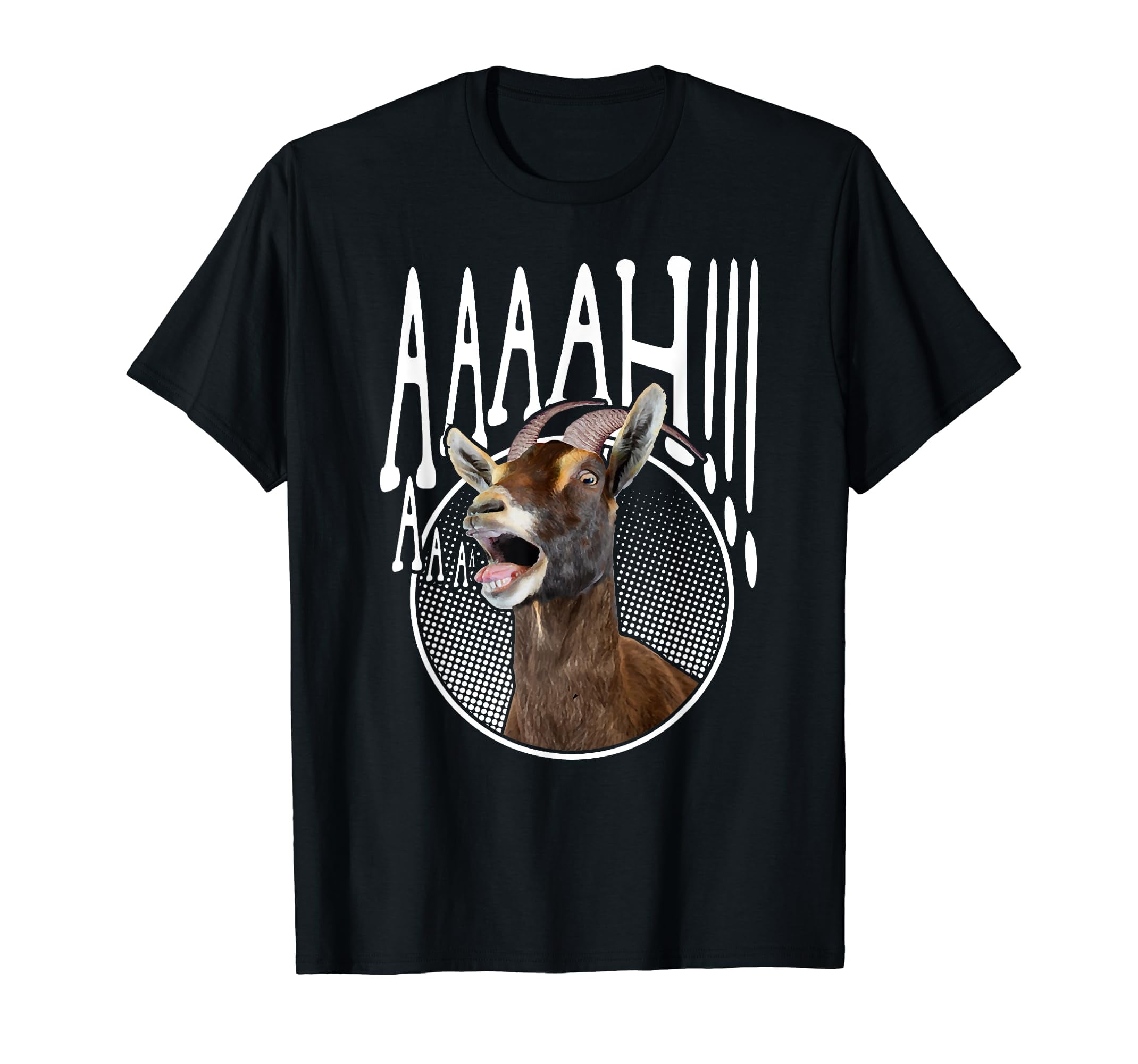 Ahhh Screaming Goat Gift Funny Goat Lover Screaming Goat T-Shirt ...
