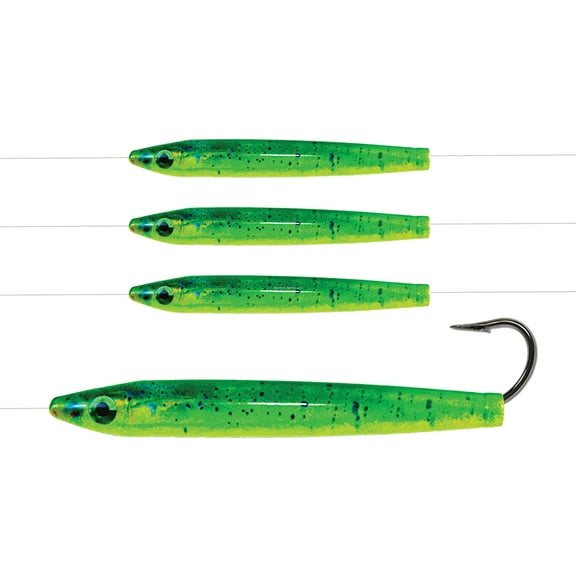 Ahi 6" Live Deception Daisy Chain Cedar Plug - Mahi 150Lb Fluorocarbon