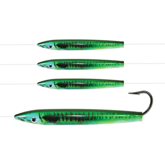 Ahi Live Deception Daisy Chain Cedar Plug 6 Inch Green Mackerel CP-604-MK