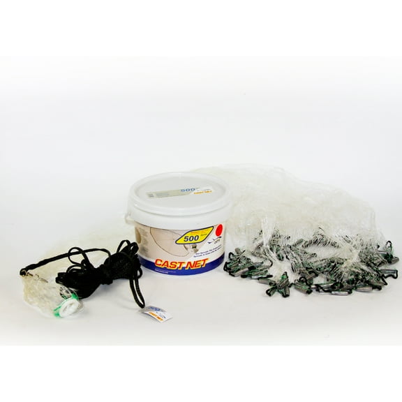 Ahi USA 500 Pro Series Cast Net 9', 1" Mesh