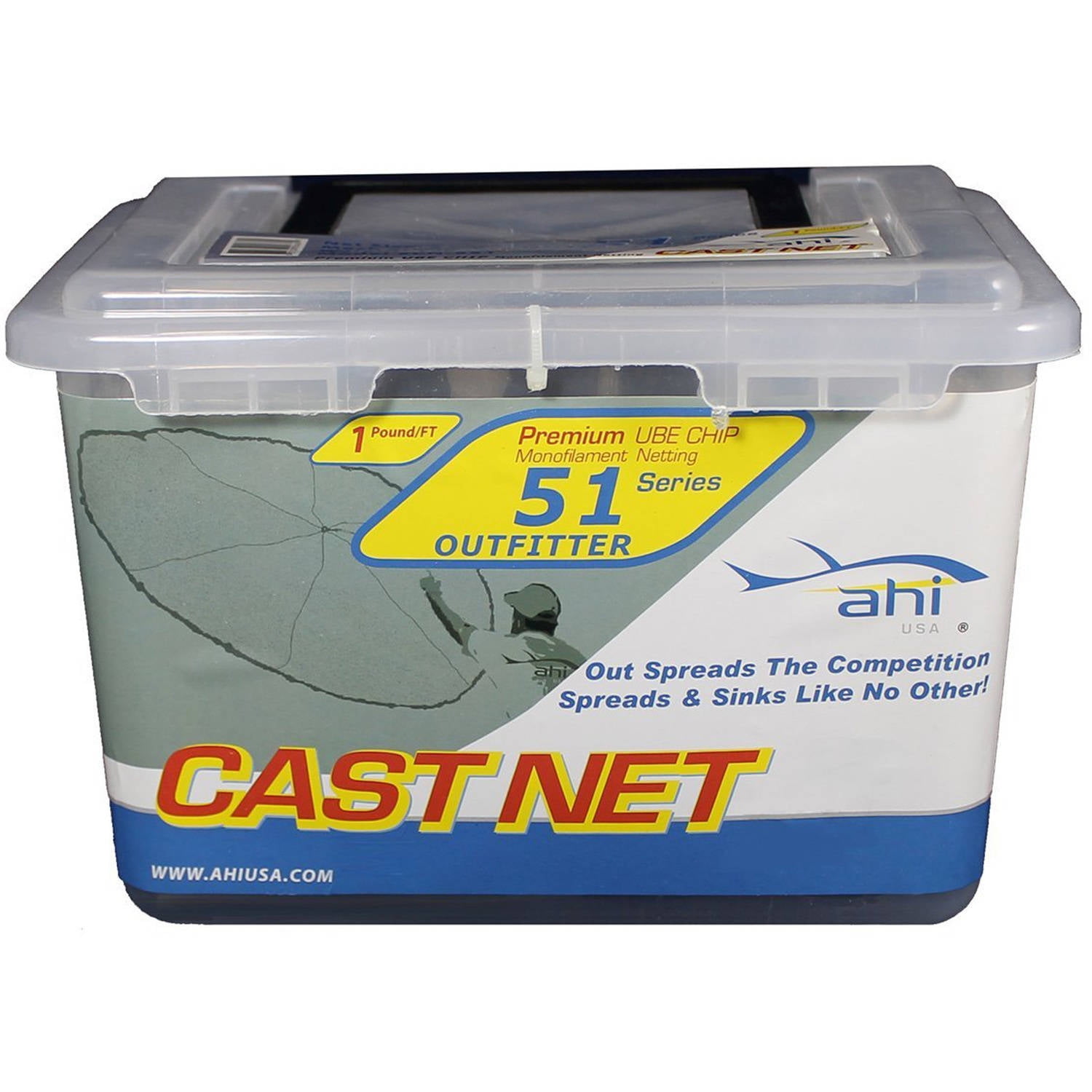 Ahi USA 51 Series Ahi Castnet, 5'