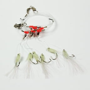 Ahi USA Sand Dab Fishing Glow Rig- 6 Hook