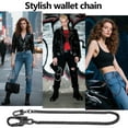 thumbnail image 1 of Ahiller Hip-Hop Style Keychain, Rocker-Inspired Jeans Chain/Wallet Chain Streetwear Accessories 25-Foot Extended Chain for Daily Wear The Perfect Christmas Gift, 1 of 9