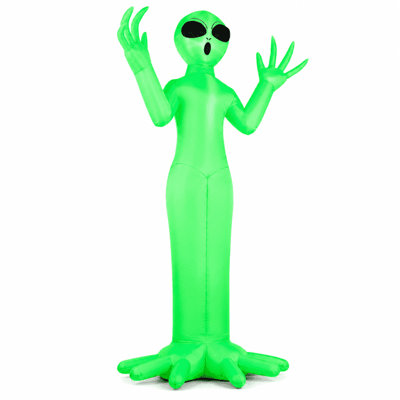 Ahititi 10 FT Giant Alien Inflatable with LED Lights, Blow Up Outdoor Yard Decor for Lawn, Garden & Party