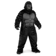 Ahititi Man Adult Gorilla Costume, 4-Piece Full Body Ape Suit, One Size, Cosplay, Masquerade & Holiday Party
