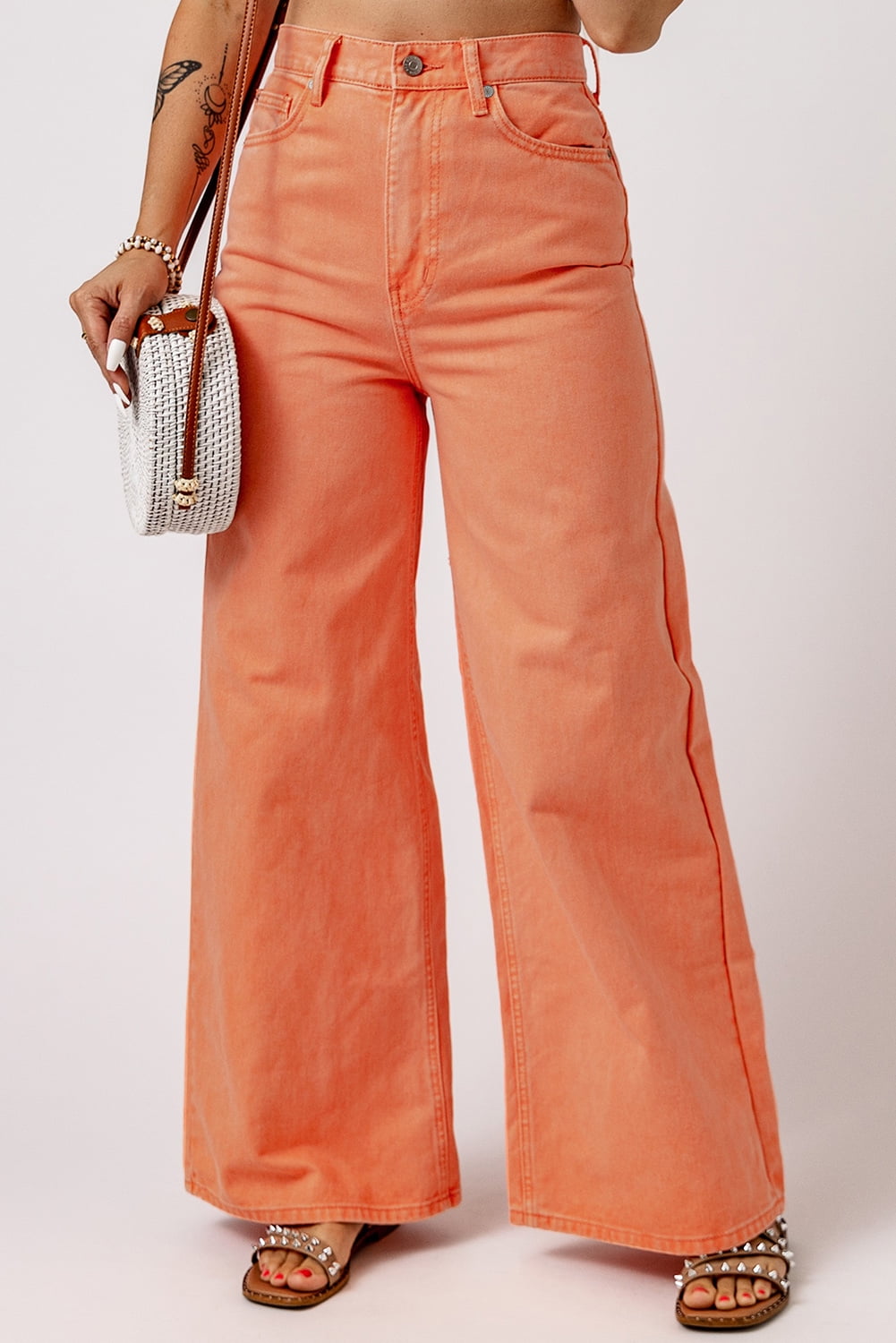 High Waist Wide Leg Jeans main image 0