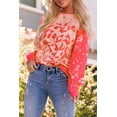 thumbnail image 1 of Ahlaray Vibrant Pink Cheetah Print Crewneck Sweatshirt - Perfect Blend of Style & Comfort!, 1 of 8