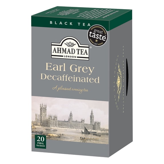 Ahmad Decaffeinated Earl Grey Tea 20 Tea Bags 1.4 oz.