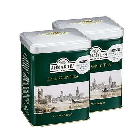 Ahmad Earl Grey Loose Leaf Black Tea in Tin 7oz/200g