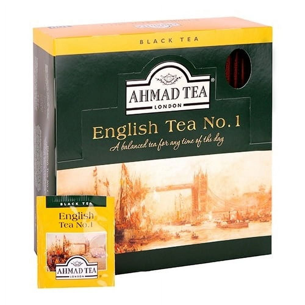 Ahmad Tea English Breakfast Blend, 100 Enveloped Tea Bags - Walmart.com