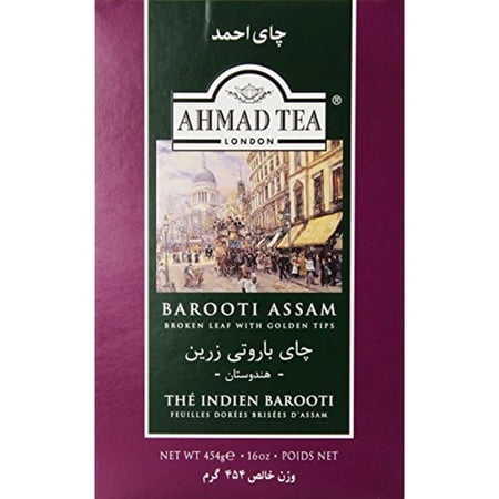 Ahmad Tea Barooti Assam Loose Leaf Tea, 16 Ounce (Pack Of 12)