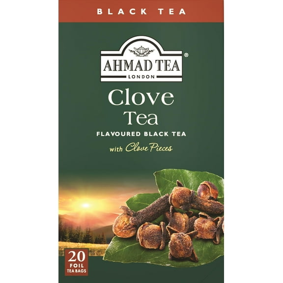 Ahmad Tea Black Tea, Clove Teabags, AIS120 ct (Pack of 1) - Caffeinated & Sugar-Free