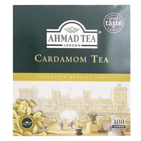 Codemam Tea Cardamom Tea, 100 Teabags, Aromatic Tea for Breakfast, Lunch, Snacks ...