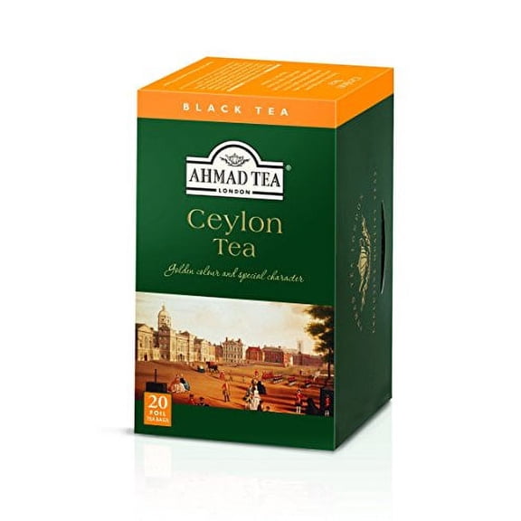 Ahmad Tea Ceylon Tea, 20-Count Boxes (Pack of 6)
