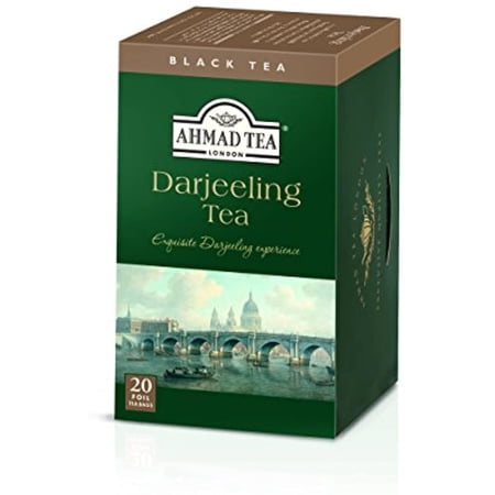 Ahmad Tea Darjeeling Tea, 20-Count Boxes (Pack Of 6)