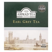 Ahmad Tea Classic Earl Grey – 100 Count Individually Tagged Tea Bags