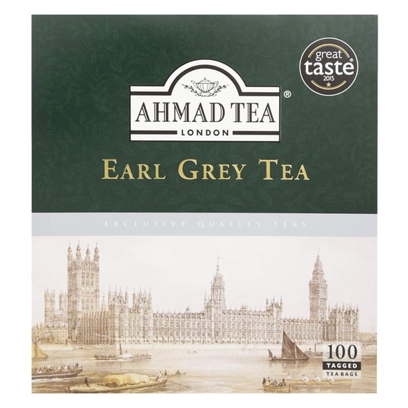 Ahmad Tea Classic Earl Grey  100 Count Individually Tagged Tea Bags