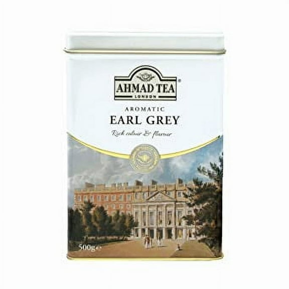 Ahmad Tea Earl Grey Aromatic Loose Tea, Ceylon Caddy, 17.6 Ounce