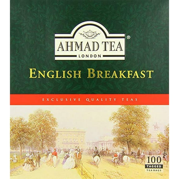 Ahmad Tea English Breakfast (Pack of 1, Total 100 Tea Bags)