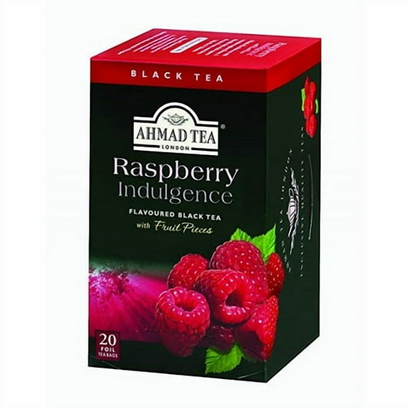 Ahmad Tea Raspberry Indulgence Black Tea 20 Tea Bags 1.40 Oz (40 g)