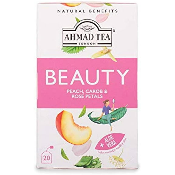 Ahmad Tea S Natural Benefits , Beauty 120 Count (Pack Of 6)