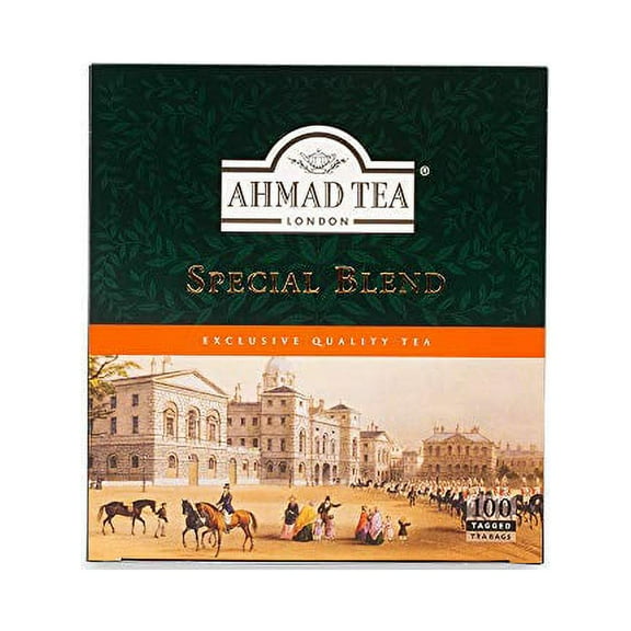 Ahmad Tea Special Blend Teabags with Tags, 100 Count