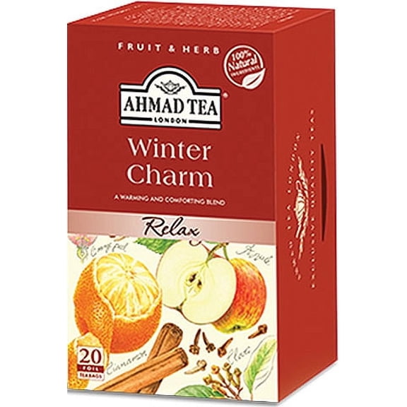 Ahmad Tea Winter Charm Relaxing Tea 20 Foil Bags 1.4 oz. Pack of 1
