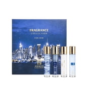 Ahmed Al Maghribi 4-Pc Men's Perfume Set, 4 x 15 mL - Kaaf, Azure, Royal & Blue O'Clock