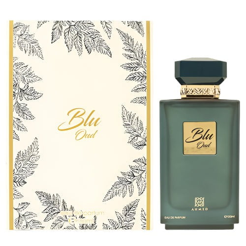 香水(男性用) Ahmed Al Maghribi Blu Oud Ahmed Al Maghribi Men's Blu Oud EDP Spray 3.4 oz Fragrances