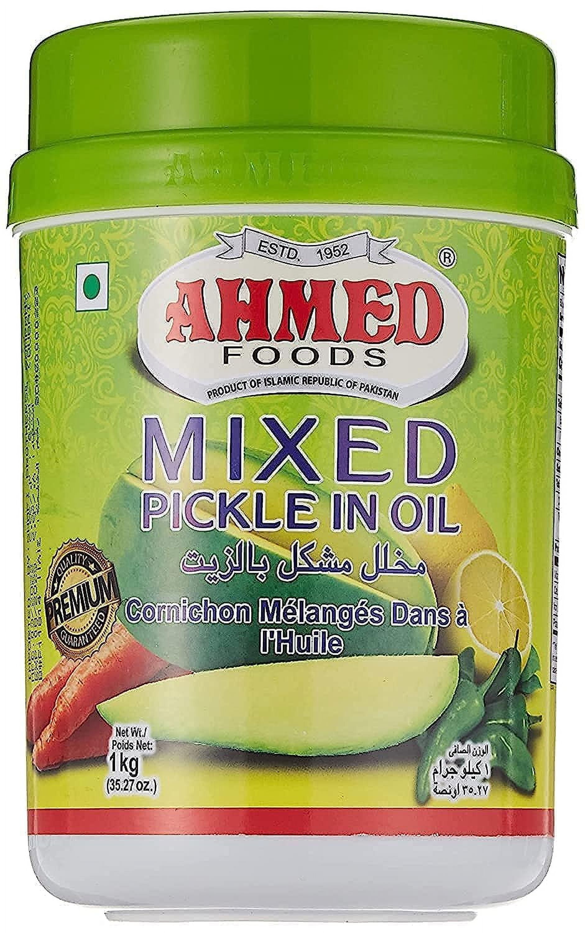 Ahmed food mixed pickle in oil, Brown