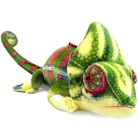 Ahmed the Chameleon | 4 Foot Long (Including Tail Measurement!) Big Stuffed Animal Plush Big Long Lizard | Shipping from Texas | By TigerHart Toys